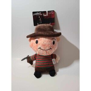 Nightmare on Elm Street Freddy Krueger Halloween Horror Plush Dog Toy Squeaks 9"